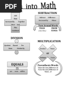 Key Words for Math Word Problems | PDF | Subtraction | Number Theory