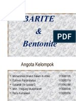 Barite & Bentonite (Tugas Kelompok Mtp Kelas d)