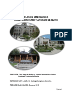 Plan Emergencia Usfq 2015 PDF