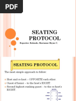 Hosting Dignitaries: Protocol Guidelines | PDF | The Honourable | Etiquette