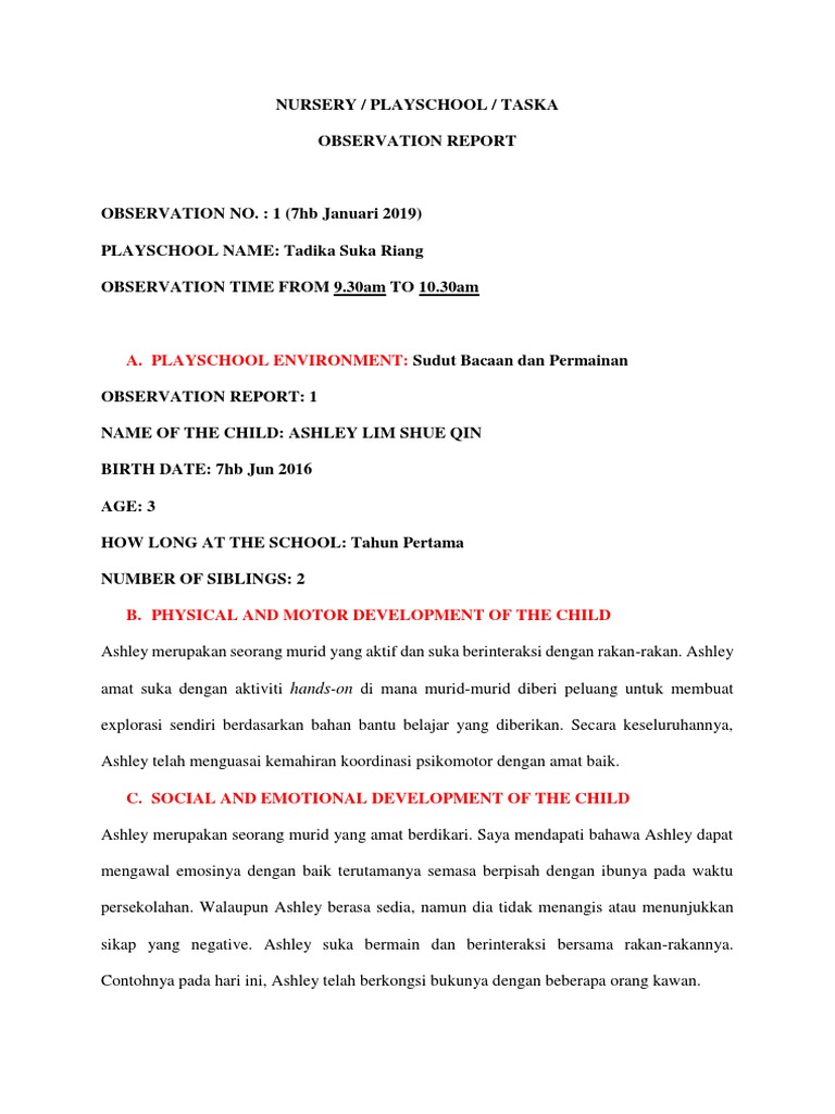 IMPORTANCE OF OBSERVATION IN EARLY CHILDHOOD EDUCATION PDF visual data 4