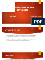 Presentation On HRD &diversity