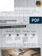 Pengendalian Internal Pada Penjualan Dan Pengiriman Barang Pt. Latif Kitto Mahesa