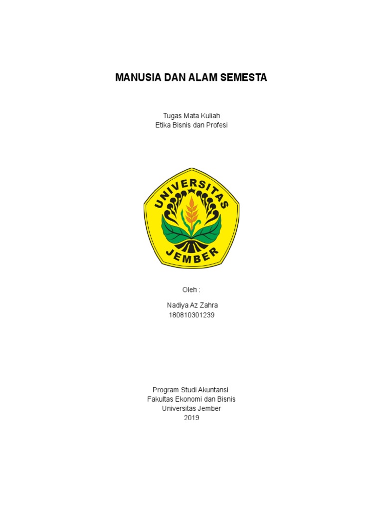 Hubungan Manusia dan Alam Semesta | PDF
