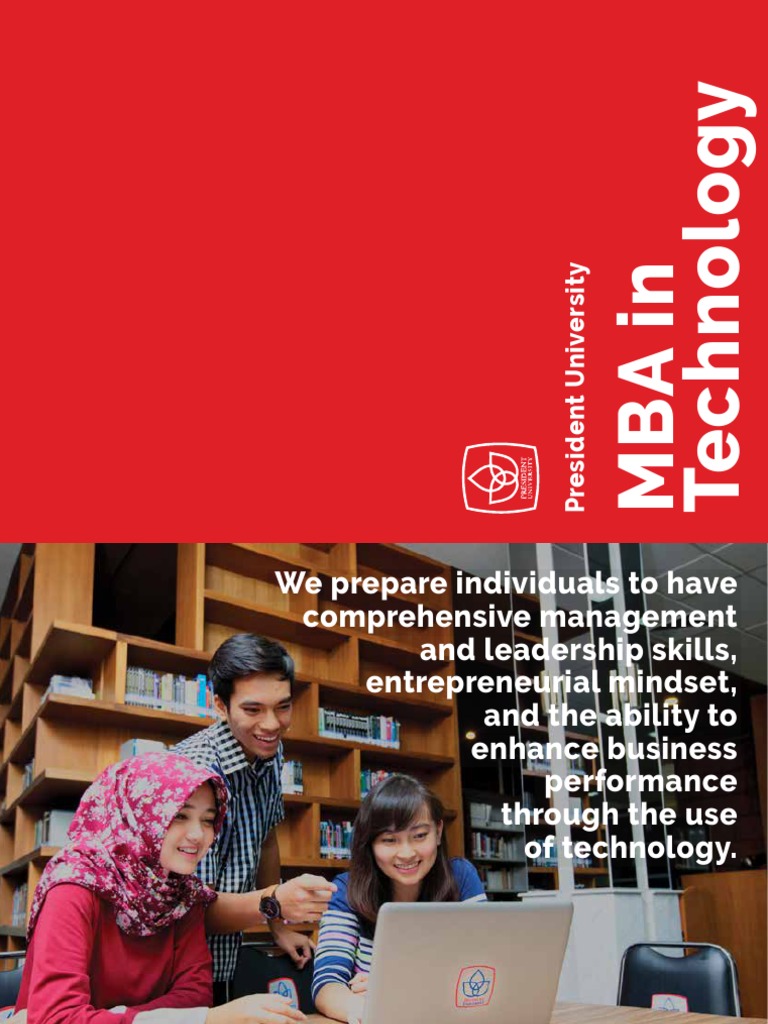 MBA in Technology Leadership at President | PDF | Master Of Business ...