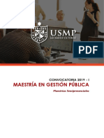 Maestria en Gestion Publica