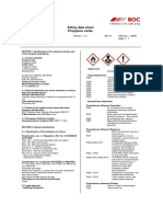 Safety Data Sheet Propylene Oxide