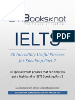 30 Incredibly Useful Phrases For Speaking Part 2 PDF