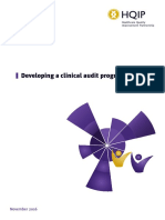 Developing A Clinical Audit Programme PDF