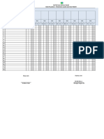 Format Daftar Nilai