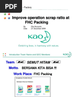 Improve Operation Scrap Ratio at Sachet Line