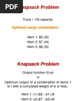 Knapsack Problem: Truck - 10t Capacity