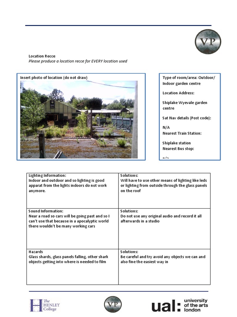 Location Recce 3 | PDF