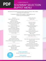 3-Course Menu Selection Guide | PDF