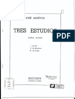 3 Estudios para Piano