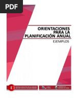 Orientaciones para Planificacion Anual PDF