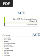 Java Web Development Course: Writing CSS Codes