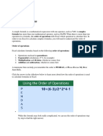 Complex Formulas and Functions