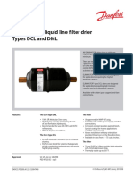 ELIMINATOR® Liquid Line Filter Drier Types DCL and DML: Data Sheet