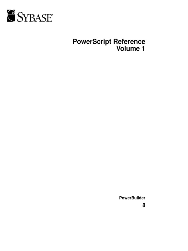 Powerscript Ref1 PDF | PDF | Array Data Type | Subroutine