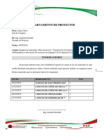 Informe de Materiales