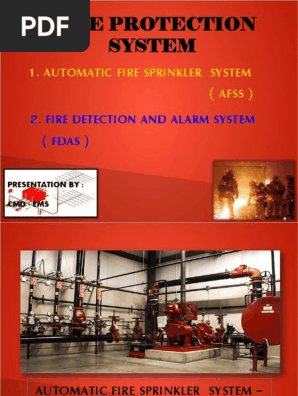 Afss Amp Fdas Techincal Report Fire Sprinkler System Valve