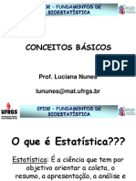 cONCEITOS bÁSICO fUNDAMENTOS DE BIOESTATÍSTICA