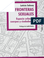 Leticia Sabsay - Fronteras Sexuales PDF