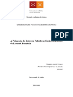Pedro Almeida: A Pedagogia do Interesse Patente no Ensino da Direção de Bernstein
