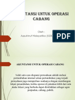 Akuntansi Untuk Operasi Cabang