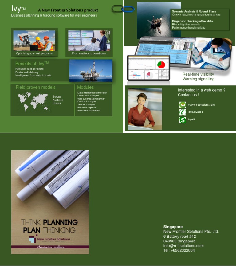 A New Frontier Solutions Product Benefits of Ivy PDF Information