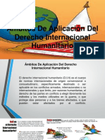 Ámbitos de Aplicación Del Derecho Internacional Humanitario