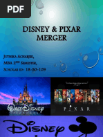 Disney-Pixar Merger Case Study 2006 | PDF | Pixar | The Walt Disney Company