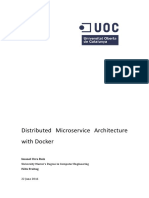 Distributed Microservice Architecture With Docker: Imanol Urra Ruiz