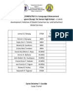 Successfully Completed The Ilanguage Enhancement Development Initiative of Deped Camarines Sur and Sutherland Global Services