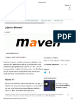 ¿Qué Es Maven