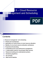 Chapter 6 - Cloud Resource Management and Scheduling