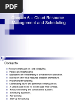 Chapter 6 - Cloud Resource Management and Scheduling