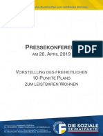 Freiheitlicher Zehn-Punkte-Plan Zum leistbaren Wohnen