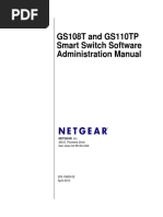 GS108T and GS110TP Smart Switch Software Administration Manual