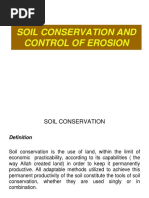 6.1 Control of Erosion