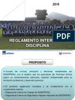 Reglamento Interno de Disciplina