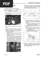 Testing and Adjusting Adjusting Valve Clearance