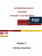 Sistem Maklumat Tanah II SGU 3553 Semester I-Sesi 2013/2014
