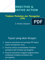 Corrective & Preventive Action