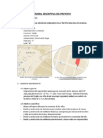 Memoria Descriptiva Del Proyecto Social Dis Mobiliario