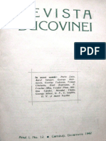 Revista Bucovinei anul I, nr. 12, dec. 1942