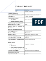 Daftar Obat High Alert