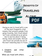 Benefits of Traveling Alone