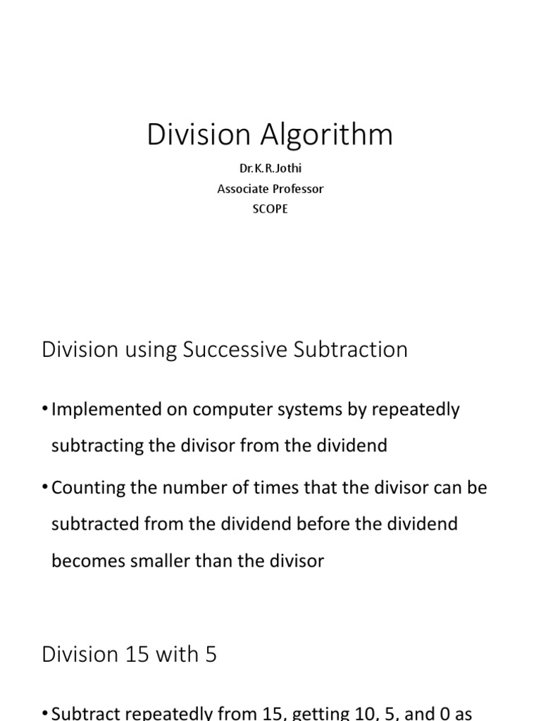 9-Division (Restoring and Non-Restoring) - 02-Aug-2018 - Reference ...